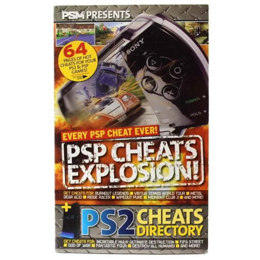 PSM - PSP Cheats Explosion! + PS2 Cheats (Bog)