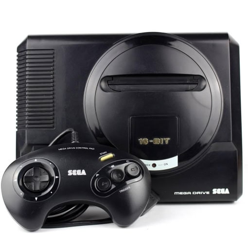 SEGA Mega Drive konsol m. 1 Gamepad