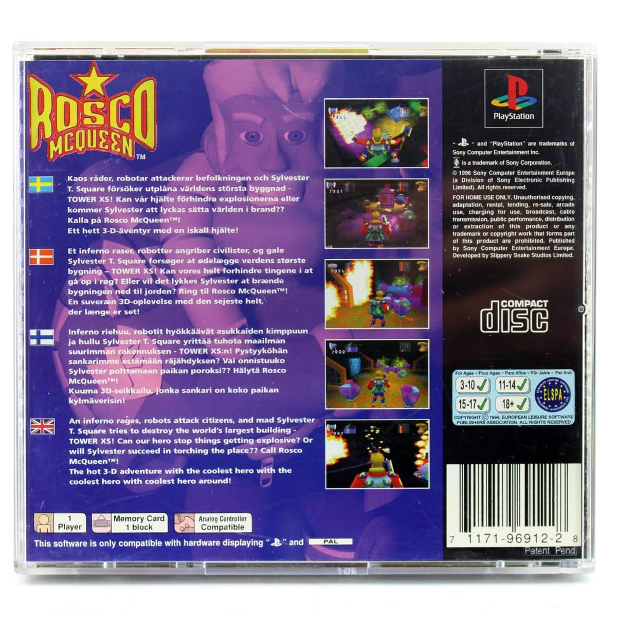 Rosco McQueen Firefighter Extreme Playstation - Prix - Photo - Présentation