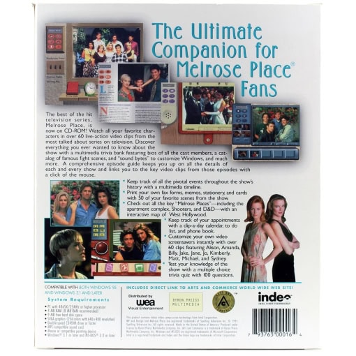 The Melrose Place CD-Rom (PC Big Box) - Image 2