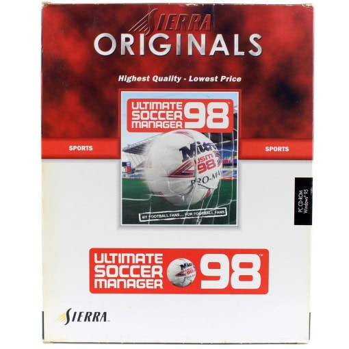 Ultimate Soccer Manager 98 (PC Big Box – Sierra Originals)
