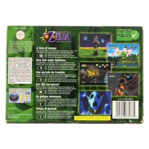 The Legend of Zelda: Majora's Mask (Nintendo 64 - Boxed) - Image 2