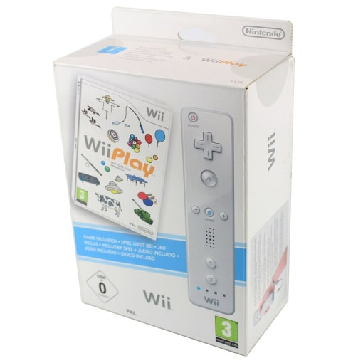 Nintendo Wii Remote Controller Hvid + Wii Play (Boxed)