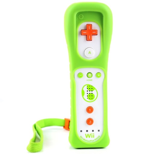 Nintendo Wii Remote Controller Yoshi Edition med MotionPlus indbygget