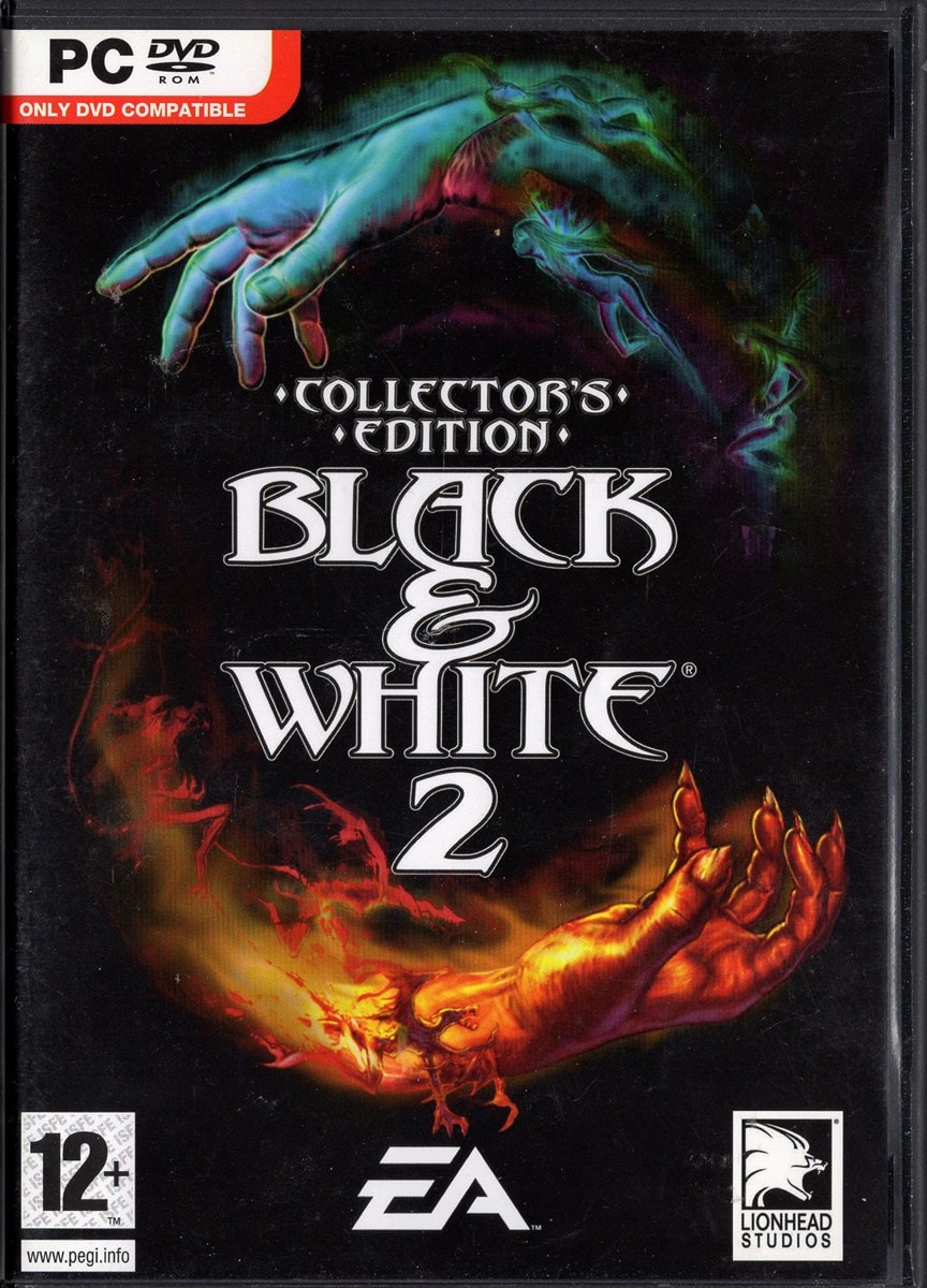 jeux PC dvd  BLACK & WHITE 2  lionhead studio / avec notice