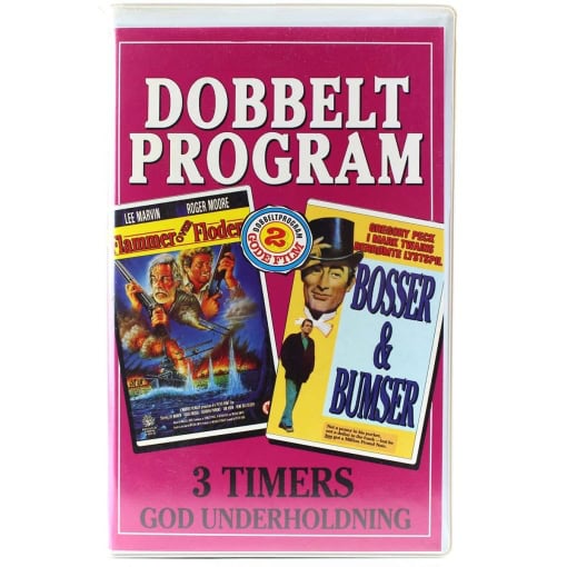 Dobbelt Program - Flammer over Floden og Bosser & Bumser (VHS)