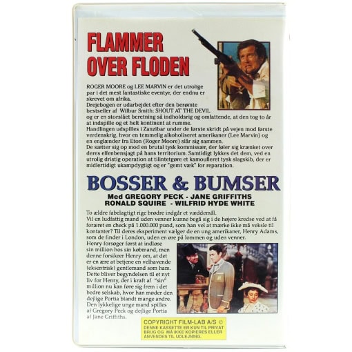Dobbelt Program - Flammer over Floden og Bosser & Bumser (VHS) - Image 2