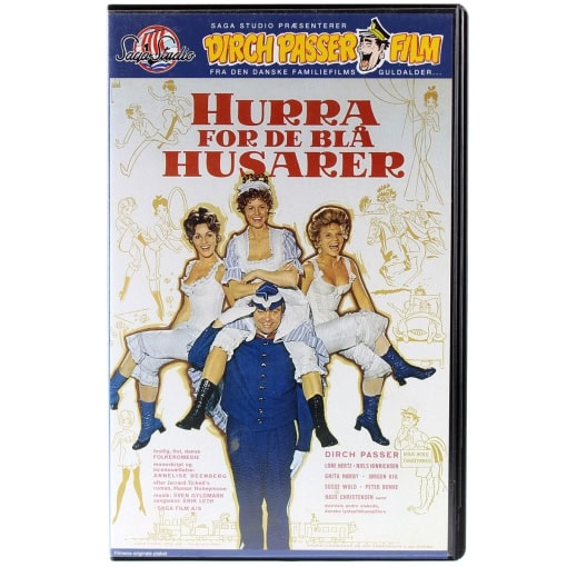 Hurra for de blå husarer (VHS)