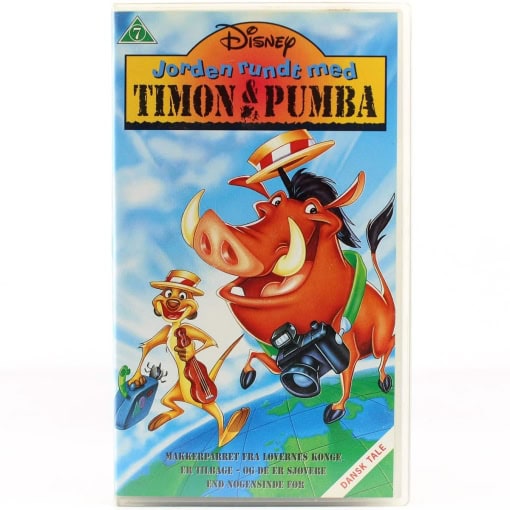 Jorden Rundt Med Timon & Pumba - Disney (VHS)