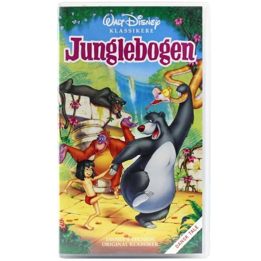 Junglebogen - Disney (VHS - Dansk tale)