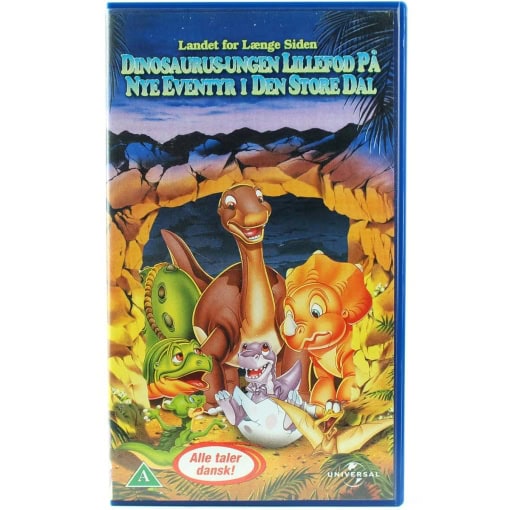 Landet for længe siden 2: Dinosaurus-ungen Lillefod på nye eventyr i Den Store Dal (VHS)