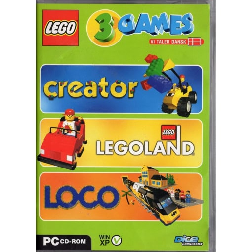 LEGO: 3 Games (Creator, Legoland, Loco) (PC)