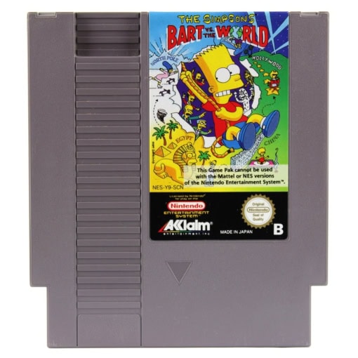 The Simpsons: Bart vs. the World (Nintendo NES, PAL-B, SCN)