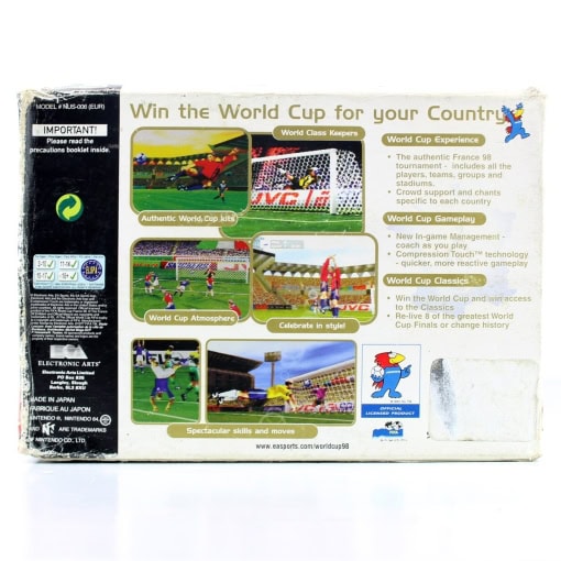 World Cup 98 (Nintendo 64 - Boxed) - Image 2
