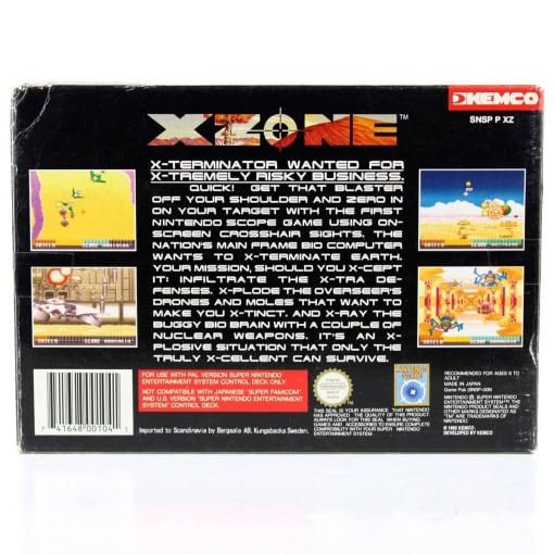 X-Zone (SNES - Boxed - SCN) - Image 2