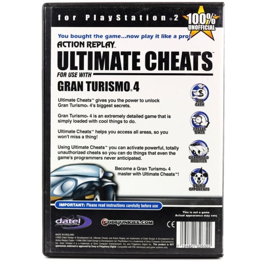 Action Replay – Ultimate Cheats Gran Turismo 4 (PS2) - Image 2