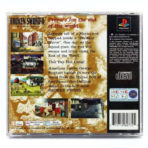 MANUALE BROKEN SWORD Ii La Profezia Dei Maya Usato Buono Ed Italiana
