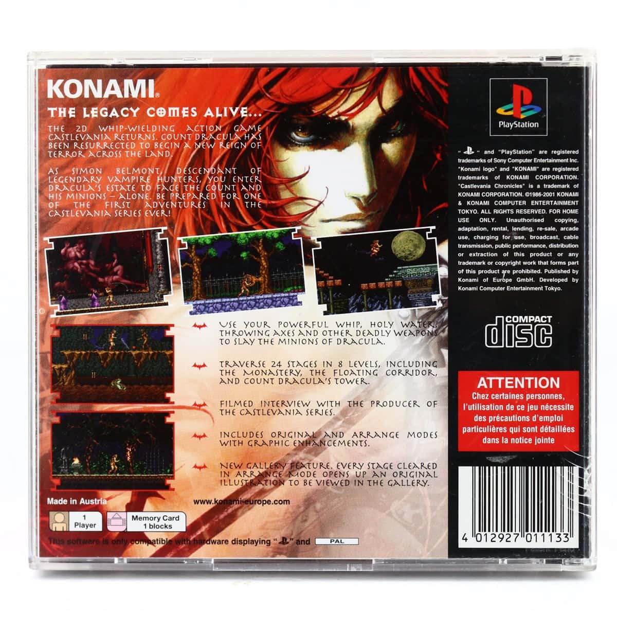 Castlevania Chronicles (PS1) WTS Retro Køb spillet her