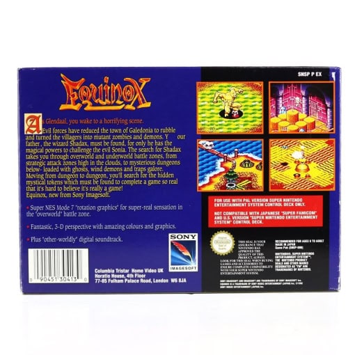 Equinox (SNES - Boxed) - Image 2