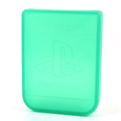 Etui til PS1 Memory Card (Grøn)