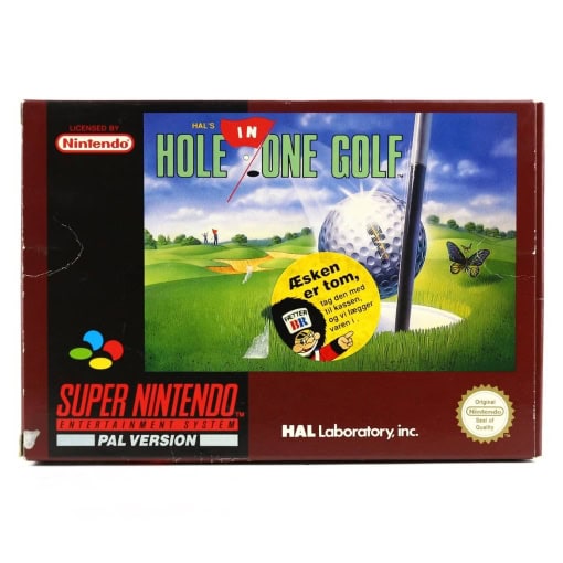 HAL’s Hole in One Golf (SNES - Boxed - SCN)