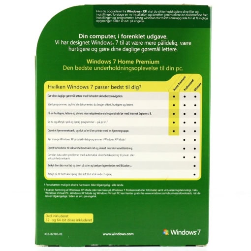 Microsoft Windows 7 Home Premium - Dansk - Image 2