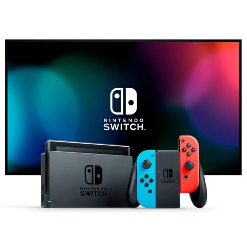Nintendo Switch konsol Neon Rød/Blå - 2022 - Image 4