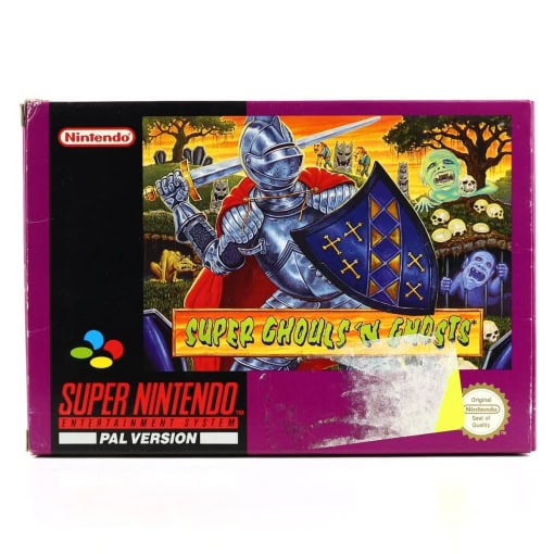 Super Ghouls ‘N Ghosts (SNES - Boxed - SCN)