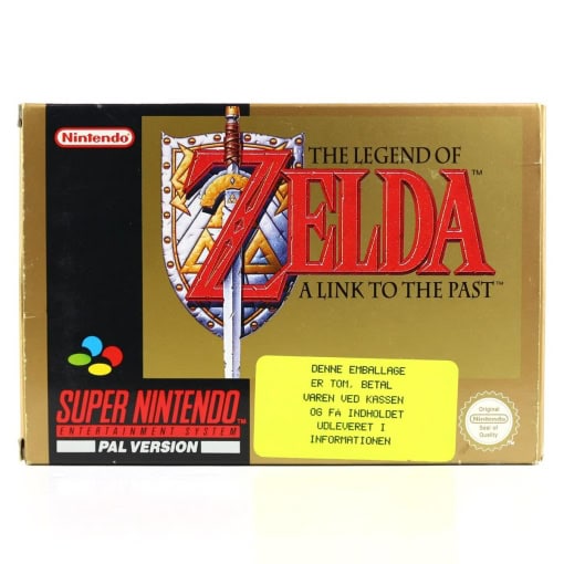 The Legend of Zelda: A Link to the Past (SNES - Boxed - SCN)