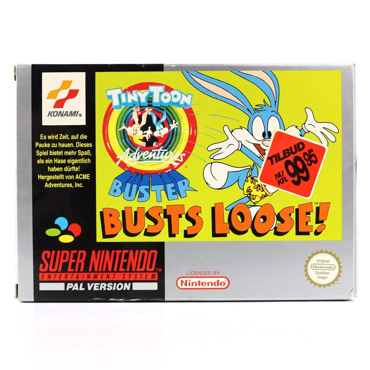 Tiny Toon Adventures Buster Busts Loose! (SNES Boxed) WTS Retro