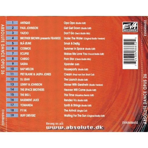 Absolute Dance Opus 26 (CD, 1999) - Image 2