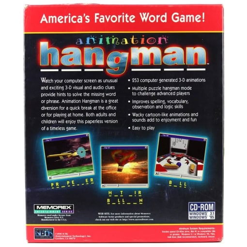 Animation Hangman (PC Big Box) - Image 2