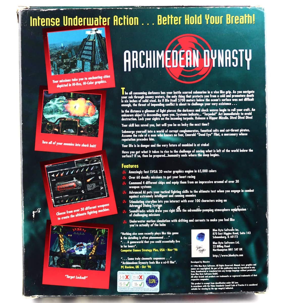 Gameplay y review de Archimedean Dynasty PC MSDOS: ¡Sumérgete en el