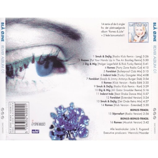 Blå Øjne – Romeo Og Julie (Remix Album 01) (CD) - Image 2