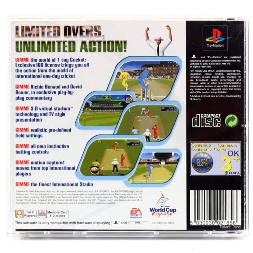 Cricket 2000 (PS1) - Image 2