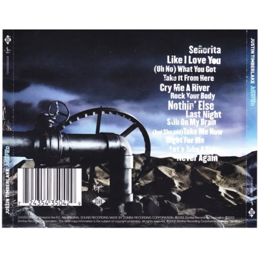 Justin Timberlake – Justified (CD, 2002) - Image 2