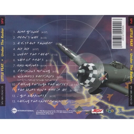 Little Feat – Under The Radar (CD) - Image 2