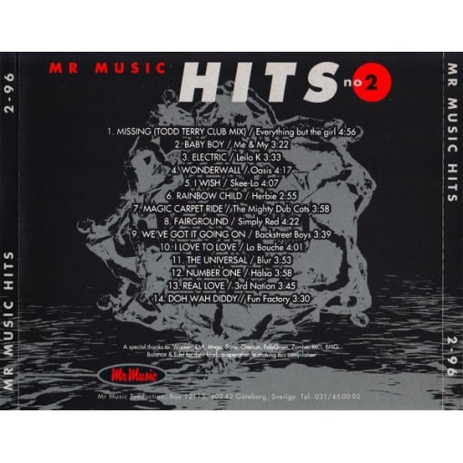 Mr Music Hits 2-96 (CD) - Image 2