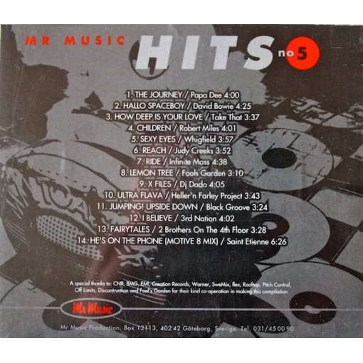 Mr Music Hits 5-96 (CD) - Image 2
