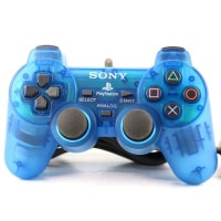 PS1 Analog Controller SCPH-1200 Clear Blue