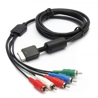 Component AV kabel til PS1, PS2 og PS3