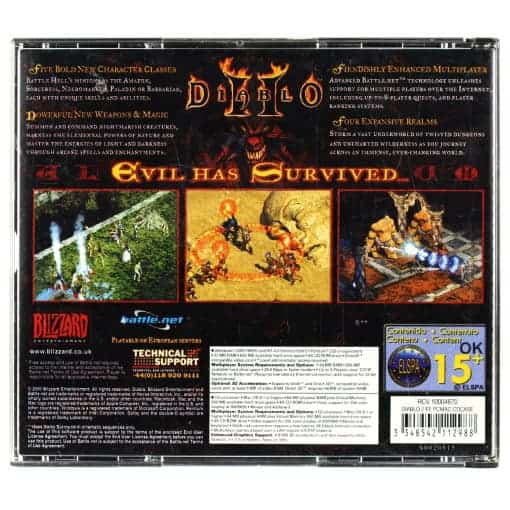 Diablo II (PC - Stor Jewelcase) - Billede 2