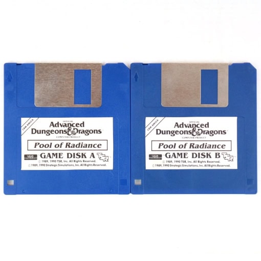 Pool of Radiance (Amiga - Løse Disketter)