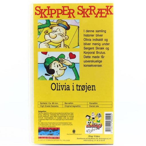 Skipper Skræk - Olivia i trøjen (VHS) - Image 2