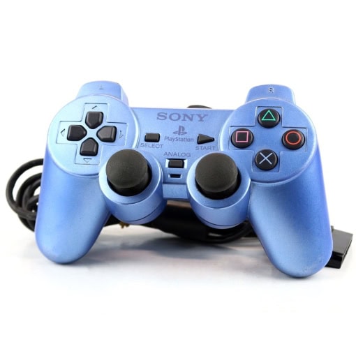 Sony PlayStation 2 DualShock 2 Controller Aqua Blue - WTS Retro - Køb her