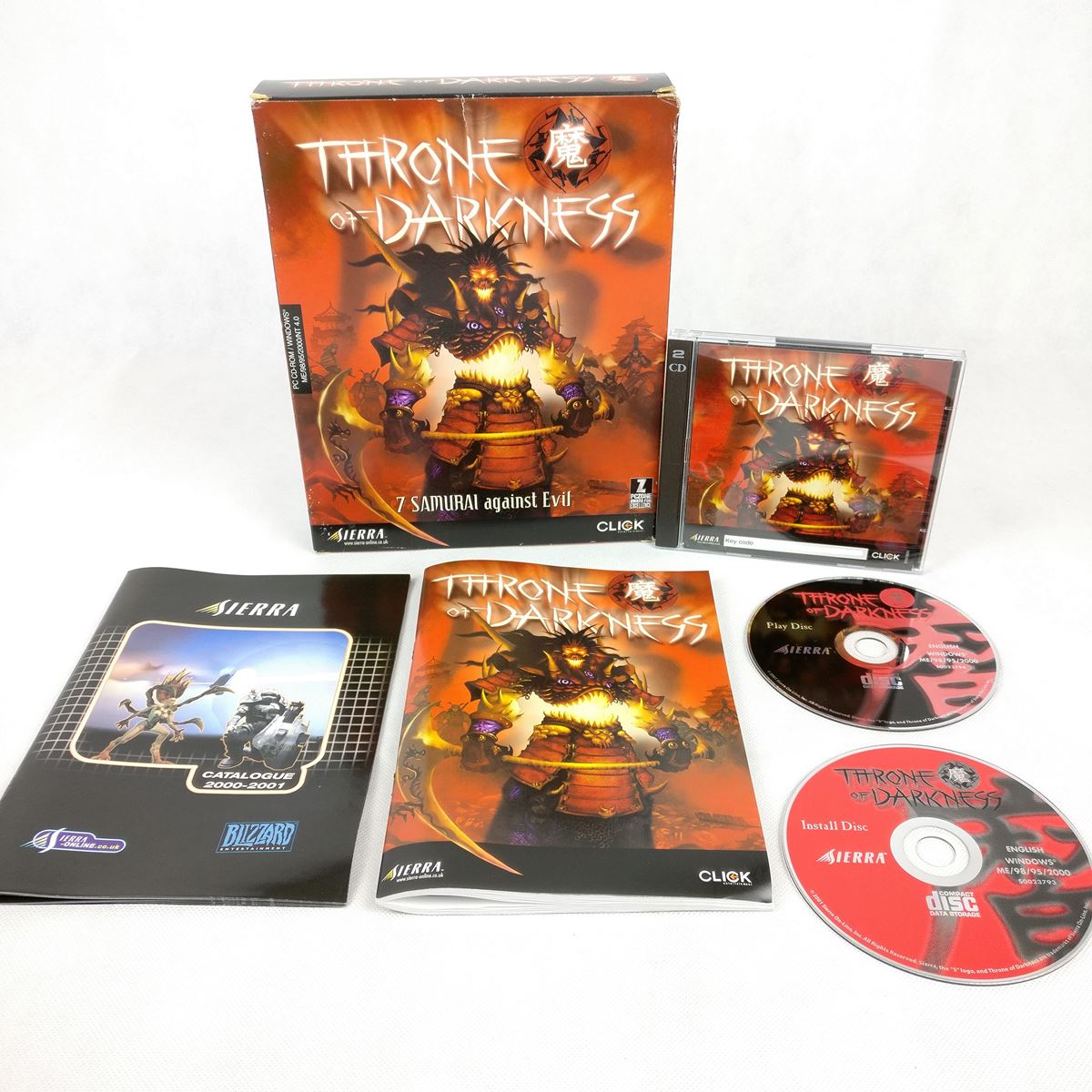 Jeu PC Throne Of Darkness (Sierra) - Big Box FR Avec Notice - Bon État