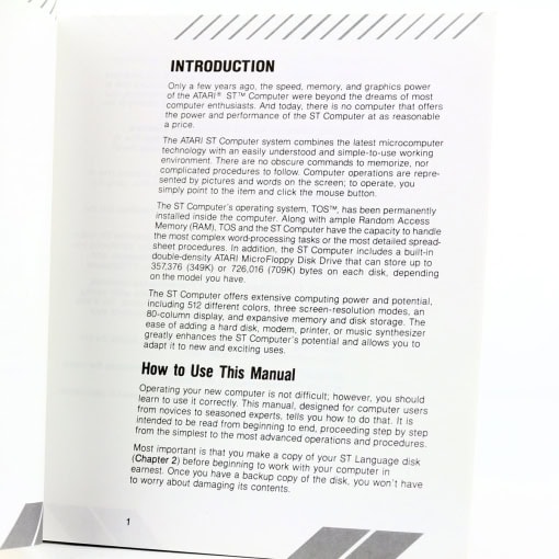 Atari ST Owner's Manual - Image 3