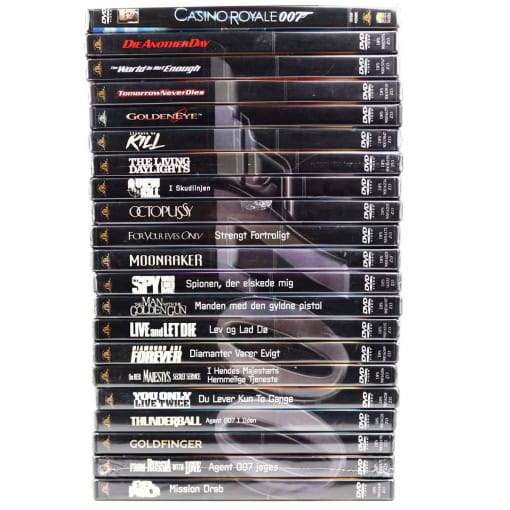 James Bond Samling (DVD)