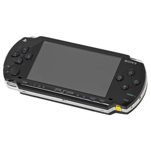 Sony PSP konsol med oplader (Sort PSP-2004)