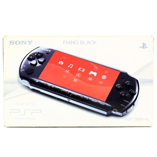 Sony PSP Slim konsol (Piano Black, PSP-3004, Boxed) - Image 4